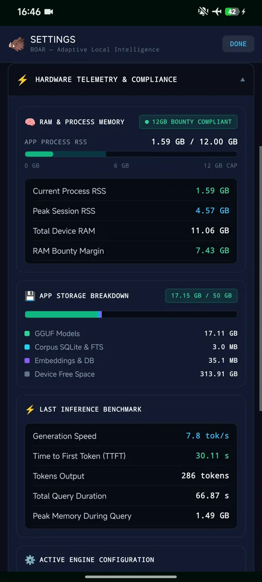 Memory and storage use